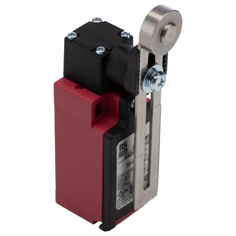 RS PRO Roller Lever Limit Switch 1 NO/1 NC Glass Reinforced Plastic Housing IP67 600V AC 10A IP67