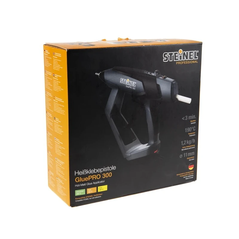 Steinel Corded Hot Melt Glue Gun 11.7 mm 300 W 220 V Type G GluePRO 300 035280 240v