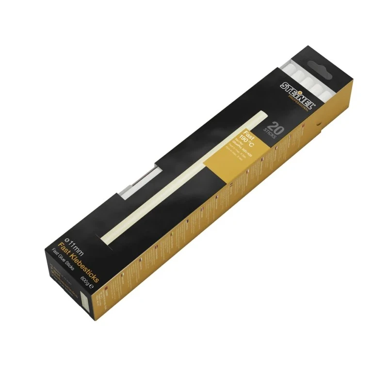 Steinel Hot Melt Glue Sticks 300 mm Length, Setting Time 30s, Max Operating Temperature 190°C 052430