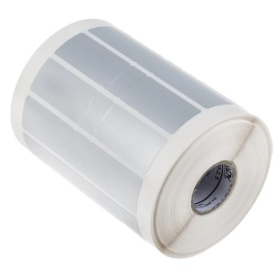 Brady Silver Label Roll 38.1 mm Width 19.05 mm Length 2500 Labels Per Roll BPT-6-7563-2.5
