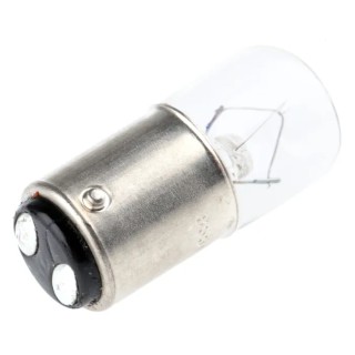 Eaton Incandescent Bulb Clear 6.5W 24V BA15D Socket 3000h Lifespan BA15D