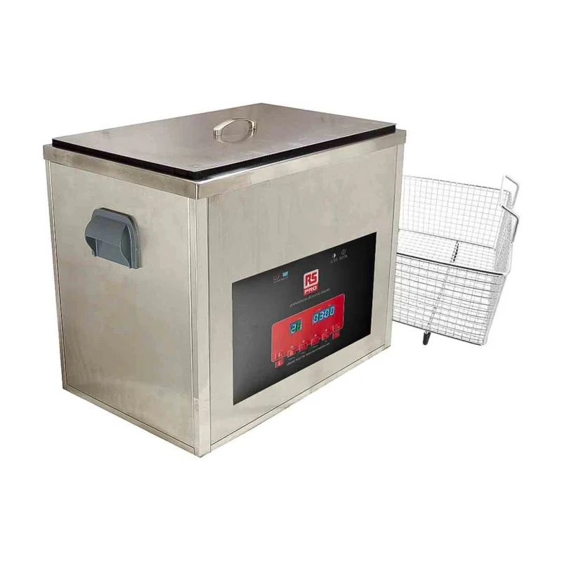 RS PRO Ultrasonic Cleaning Tank, Stainless Steel, 36L Capacity, 800W Heater Power, 720W Ultrasonic Power, Model 179-7571