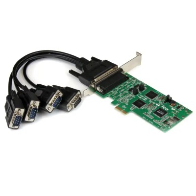 StarTech.com 4 Port PCIe RS232 RS422 RS485 Serial Combo Card 460.8kbps 