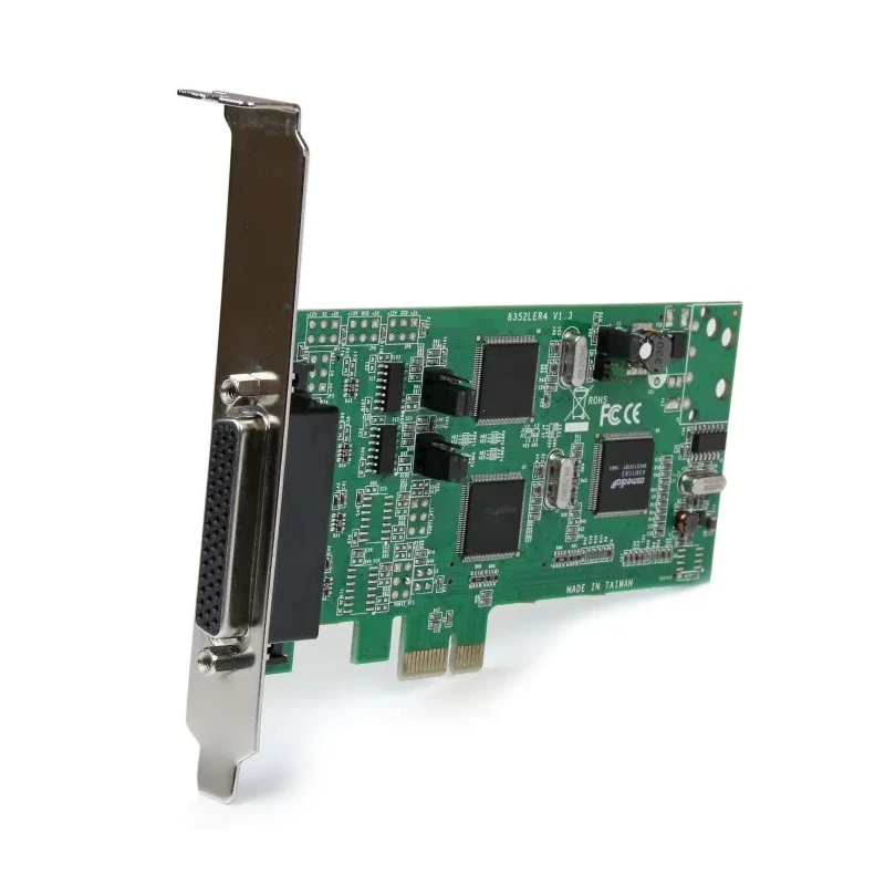 StarTech.com 4 Port PCIe RS232 RS422 RS485 Serial Combo Card 460.8kbps 