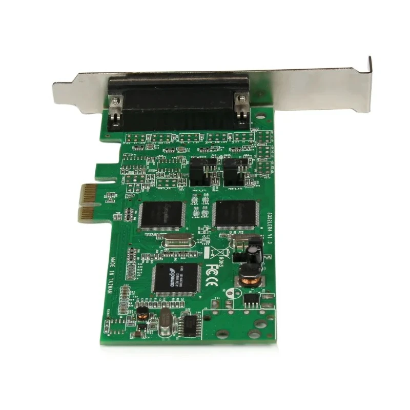 StarTech.com 4 Port PCIe RS232 RS422 RS485 Serial Combo Card 460.8kbps 