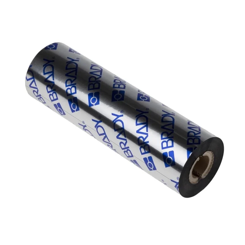 Brady Black Label Printer Ribbon 110 mm Width, 70 m Length Resin Thermal Transfer Ribbons R7950-110X70/O