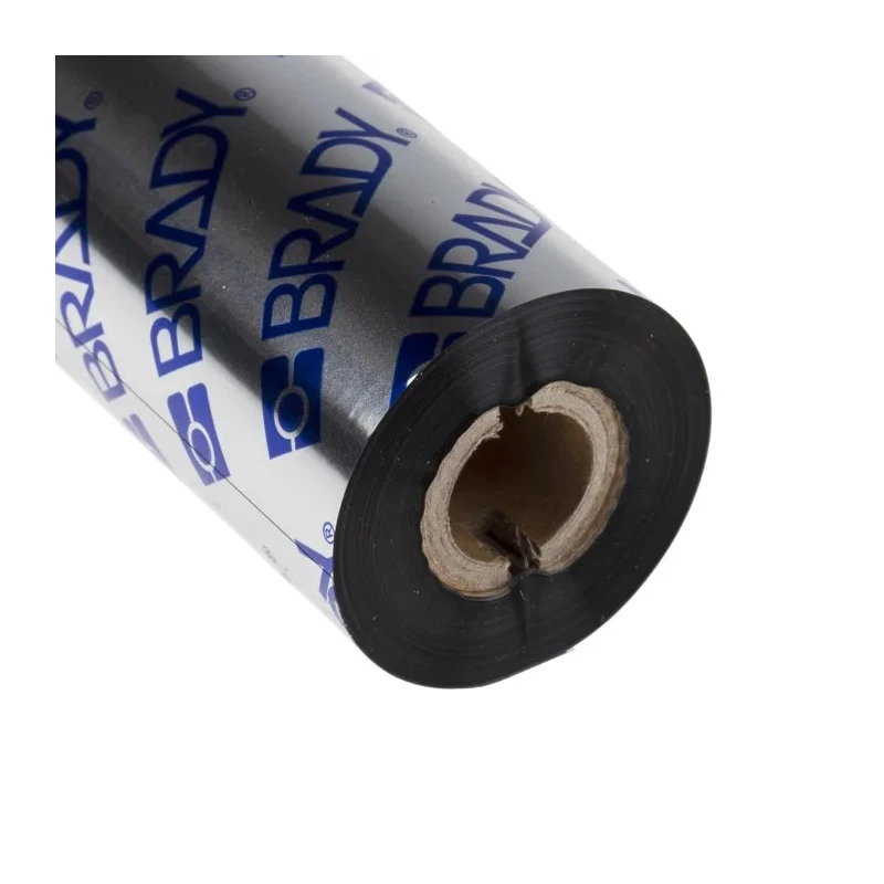 Brady Black Label Printer Ribbon 110 mm Width, 70 m Length Resin Thermal Transfer Ribbons R7950-110X70/O