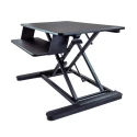 StarTech.com Sitting/Standing Computer Desk Black 160 mm Height Adjustable, 900 mm Width, 666 mm Depth ARMSTSLG
