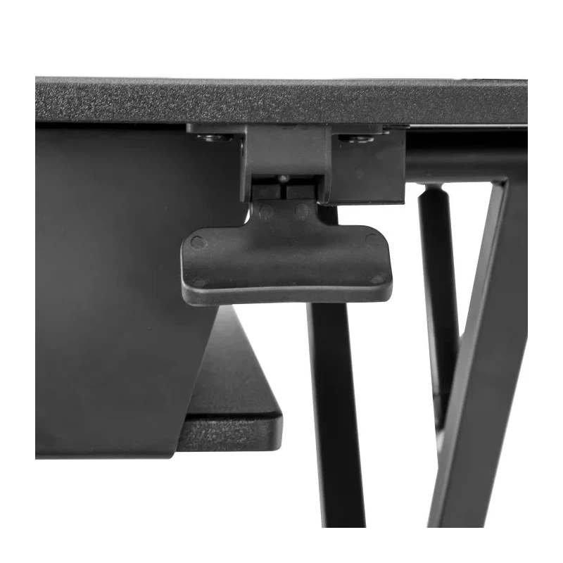StarTech.com Sitting/Standing Computer Desk Black 160 mm Height Adjustable, 900 mm Width, 666 mm Depth ARMSTSLG
