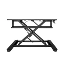 StarTech.com Sitting/Standing Computer Desk Black 160 mm Height Adjustable, 900 mm Width, 666 mm Depth ARMSTSLG
