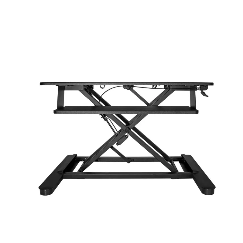 StarTech.com Sitting/Standing Computer Desk Black 160 mm Height Adjustable, 900 mm Width, 666 mm Depth ARMSTSLG
