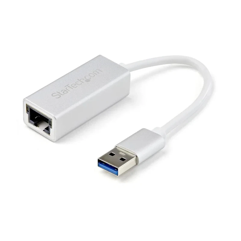StarTech.com USB 3.0 1000Mbps Network Speed USB Ethernet Adapter, USB Type A, Silver, 190.5 mm Cable Length USB31000SA
