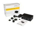 StarTech.com 2 Port 2 Displays USB DisplayPort KVM Switch 3.5 mm Stereo 3840 x 2160 pixel Maximum Resolution SV231DPDDUA2