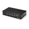 StarTech.com 4 Port 1 Displays USB HDMI KVM Switch with 3.5 mm Stereo Audio Support 1920 x 1080 pixel Maximum SV431HDU3A2