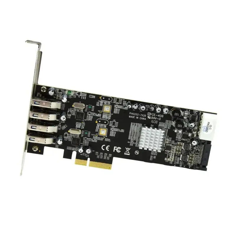 StarTech.com 4 Port PCIe USB 3.0 Card PCI Express High Performance USB 3.0 Controller PEXUSB3S42V