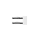 Schutzinger Black Banana Adapter with Nickel Plated Contact, 2 mm Connector Size, 12A Current KURZ 6730 / 5.08-2 IG Ni / SW