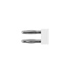 Schutzinger Black Banana Adapter with Nickel Plated Contact, 2 mm Connector Size, 12A Current KURZ 6730 / 5.08-2 IG Ni / SW