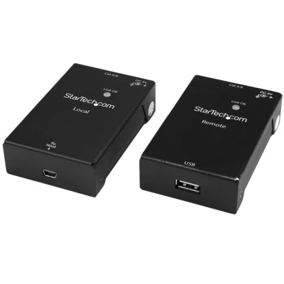 StarTech.com USB Extender 1 Port USB 2.0 Catx 50m Extension Distance USB2001EXTV