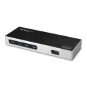 StarTech.com USB C Docking Station with 6 USB 3.0 Ports, DisplayPort, HDMI, Thunderbolt 3, 4096 x 2160 Pixel DK30A2DH