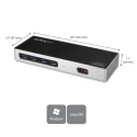 StarTech.com USB C Docking Station with 6 USB 3.0 Ports, DisplayPort, HDMI, Thunderbolt 3, 4096 x 2160 Pixel DK30A2DH