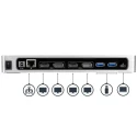 StarTech.com USB C Docking Station with 6 USB 3.0 Ports, DisplayPort, HDMI, Thunderbolt 3, 4096 x 2160 Pixel DK30A2DH