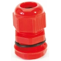 HellermannTyton Red Polyamide 66 Cable Gland, M12 Thread, 3 mm Min., 6.5 mm Max., IP68 NGM12-RED