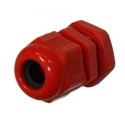 HellermannTyton Red Polyamide 66 Cable Gland, M12 Thread, 3 mm Min., 6.5 mm Max., IP68 NGM12-RED