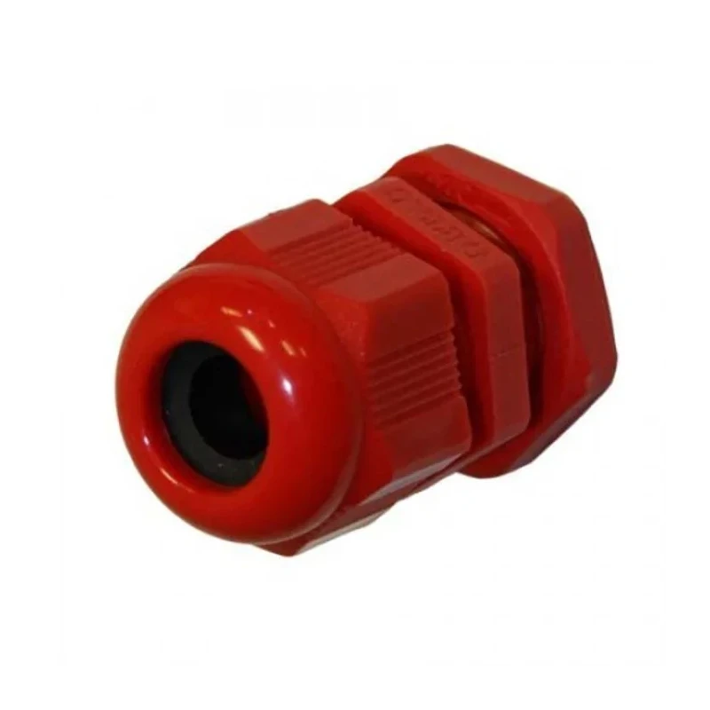 HellermannTyton Red Polyamide 66 Cable Gland, M12 Thread, 3 mm Min., 6.5 mm Max., IP68 NGM12-RED
