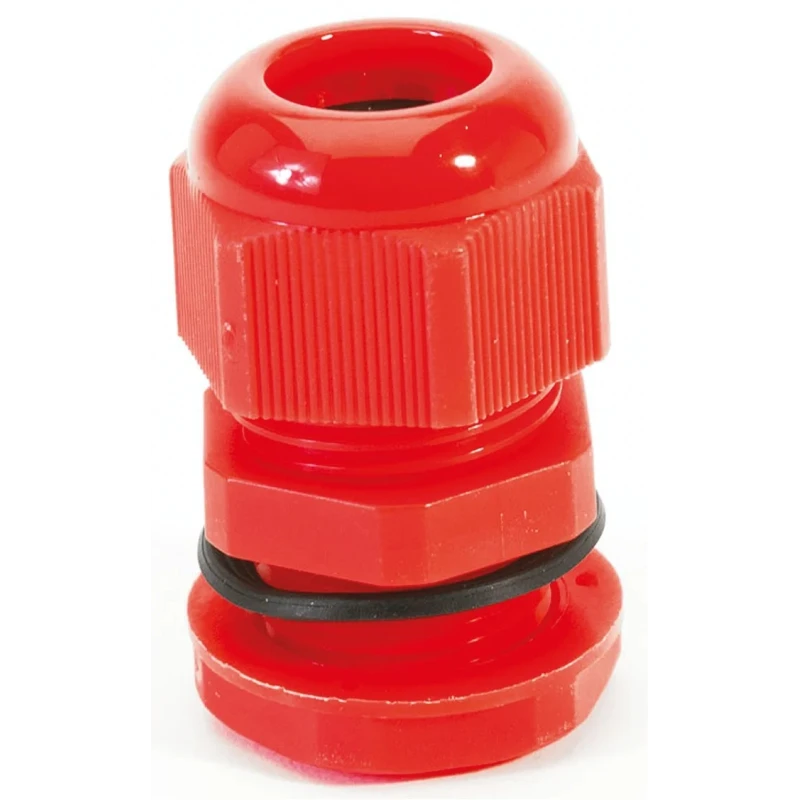 HellermannTyton Red Polyamide 66 Cable Gland M20 Thread, 10 mm Min., 14 mm Max., IP68 NGM20-RED