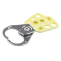 RS PRO Yellow 6-Lock Lockout Hasp Steel Vinyl Coated 9.25mm Shackle Diameter 818-8094