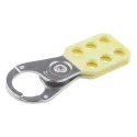 RS PRO Yellow 6-Lock Lockout Hasp Steel Vinyl Coated 9.25mm Shackle Diameter 818-8094