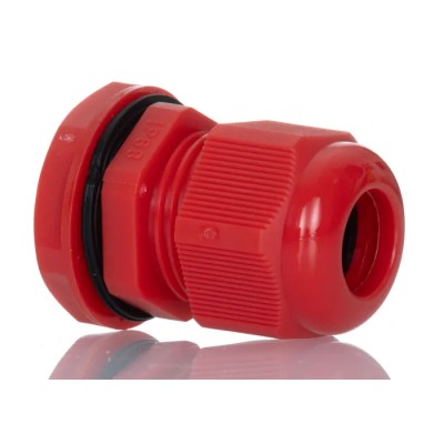 RS PRO Red Polyamide 66 Cable Gland M20 Thread 6 mm to 12 mm IP68 NGM20S-RED
