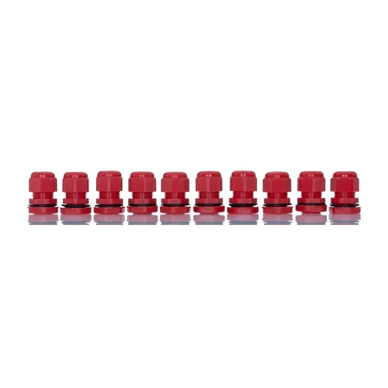 RS PRO Red Polyamide 66 Cable Gland M20 Thread 6 mm to 12 mm IP68 NGM20S-RED