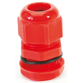 HellermannTyton Red Polyamide 66 Cable Gland, M16 Thread, 5 mm Min. to 10 mm Max. Cable Diameter, IP68, NGM16-RED