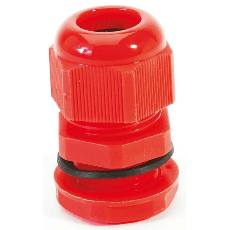 HellermannTyton NGM Series Red Polyamide 66 Cable Gland M32 Thread 18 mm Min. 25 mm Max. IP68 NGM32-RED