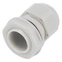 HellermannTyton Grey Nylon Cable Gland M20 Thread Size, Cable Diameter 6 mm to 12 mm, IP68, RoHS Compliant NGM20S-GY