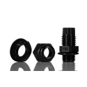 HellermannTyton Black Polyamide 66 Cable Gland M12 Thread Size 3 mm to 6.5 mm Cable Diameter IP68 Rated NGM12-BLK