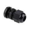 HellermannTyton NGM Series Black Polyamide 66 Cable Gland M16 Thread, 5 mm to 10 mm, IP68 NGM16-BLK