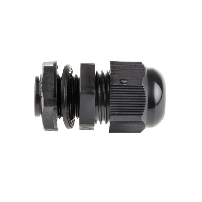 HellermannTyton NGM Series Black Polyamide 66 Cable Gland M16 Thread, 5 mm to 10 mm, IP68 NGM16-BLK