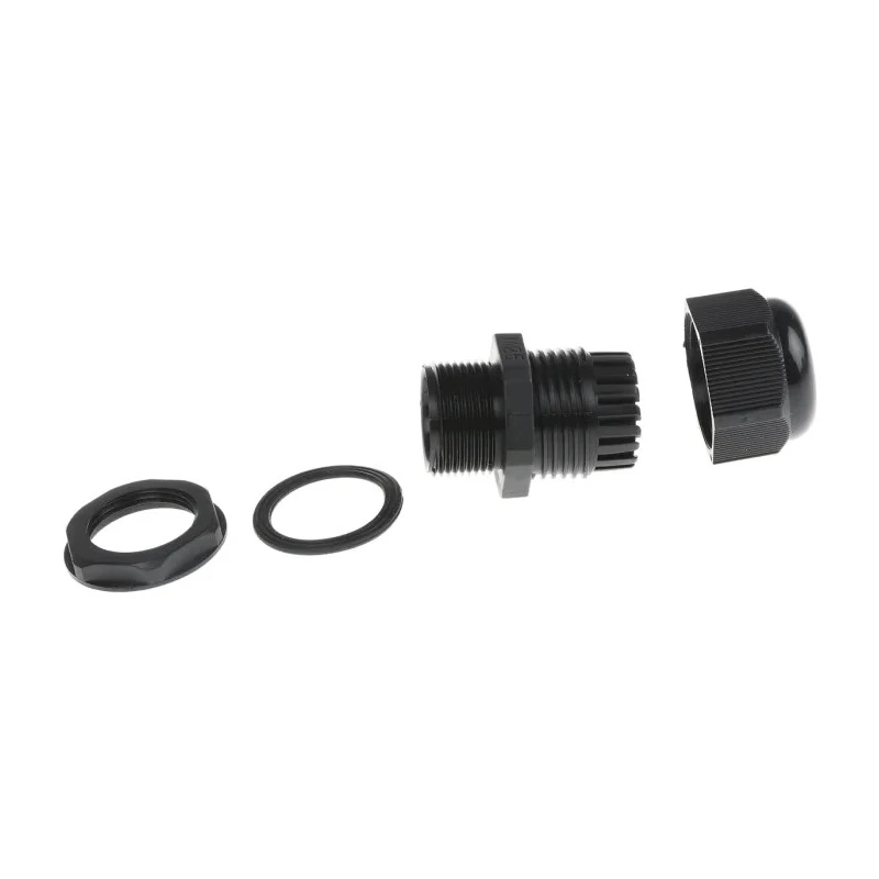 HellermannTyton NGM Series Black Polyamide 66 Cable Gland M25 Thread 13mm-18mm Diameter IP68 NGM25-BLK