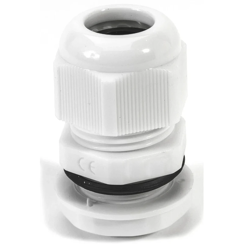 HellermannTyton Grey Polyamide 66 Cable Gland M32 Thread Size, 18 mm Min. Cable Diameter, 25 mm Max., IP68 NGM32-GY