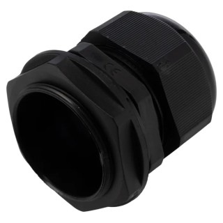 HellermannTyton Black Polyamide 66 Cable Gland M50 Thread 30 mm Min. 38 mm Max. IP68 NGM50-BLK