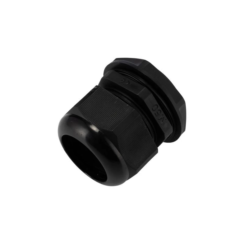 HellermannTyton Black Polyamide 66 Cable Gland M50 Thread 30 mm Min. 38 mm Max. IP68 NGM50-BLK