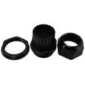 HellermannTyton Black Polyamide 66 Cable Gland M50 Thread 30 mm Min. 38 mm Max. IP68 NGM50-BLK