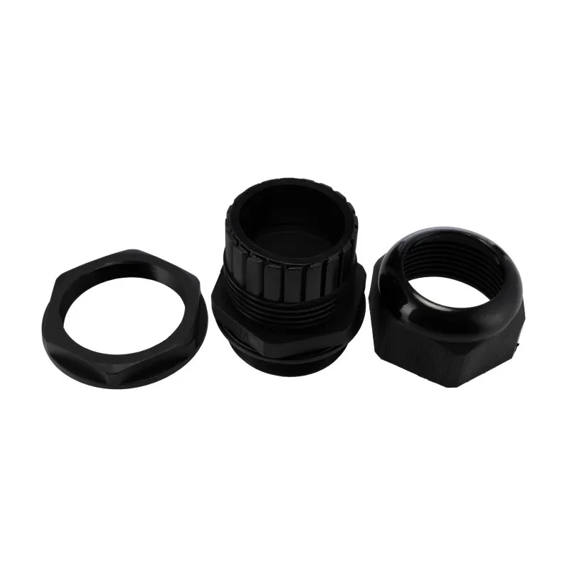 HellermannTyton Black Polyamide 66 Cable Gland M50 Thread 30 mm Min. 38 mm Max. IP68 NGM50-BLK
