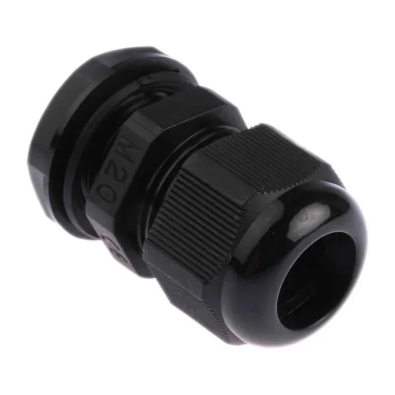 HellermannTyton Black Polyamide 66 Cable Gland M20 Thread Size 10 mm Min. to 14 mm Max. IP68 NGM20-BLK