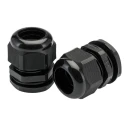 HellermannTyton Black Polyamide 66 Cable Gland M32 Thread Size, 18 mm Min. Cable Dia., 25 mm Max. Cable Dia., IP68 NGM32-BLK