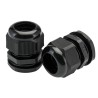 HellermannTyton Black Polyamide 66 Cable Gland M32 Thread Size, 18 mm Min. Cable Dia., 25 mm Max. Cable Dia., IP68 NGM32-BLK