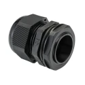HellermannTyton Black Polyamide 66 Cable Gland M32 Thread Size, 18 mm Min. Cable Dia., 25 mm Max. Cable Dia., IP68 NGM32-BLK