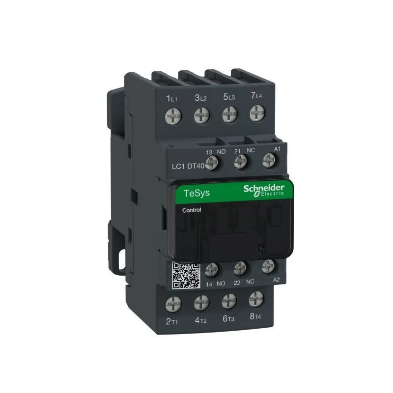 Schneider Electric TeSys D 4-Pole Contactor with 120V AC Coil, 40 A Rated Current, 4 NO, 600V AC LC1DT40G7